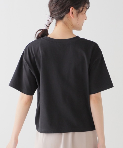 Honeys（ハニーズ）の「ワンポイント刺繍Tシャツ（Tシャツ/カットソー