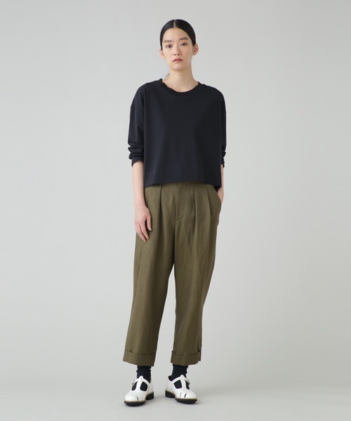 ▶︎【MARGARET HOWELL】LINENブレンドWOOLスラックス パンツ ▶︎【MARGARET HOWELL】LINENブレンドWOOLスラックス パンツ