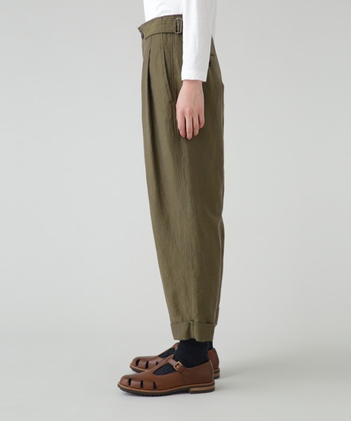 週末限定値下　マーガレットハウエル　LINEN TROUSER チェックパンツ MARGARET HOWELL（マーガレットハウエル）の「LINEN（その他