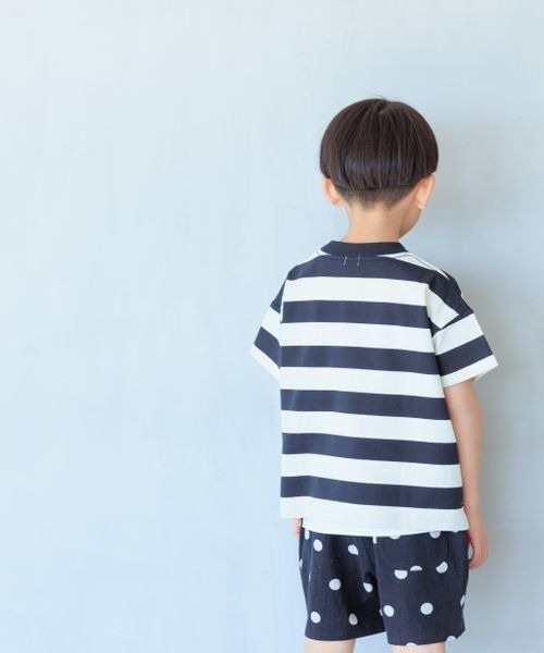 LOWRYS FARM(ローリーズファーム)の「USAフトボーダーTシャツ 180609(Tシャツ/カットソー・キッズ・ブルー/ブラック/ブラウン/レッド・110cm/120cm/130cm/140cm/150cm)」の8枚目の写真