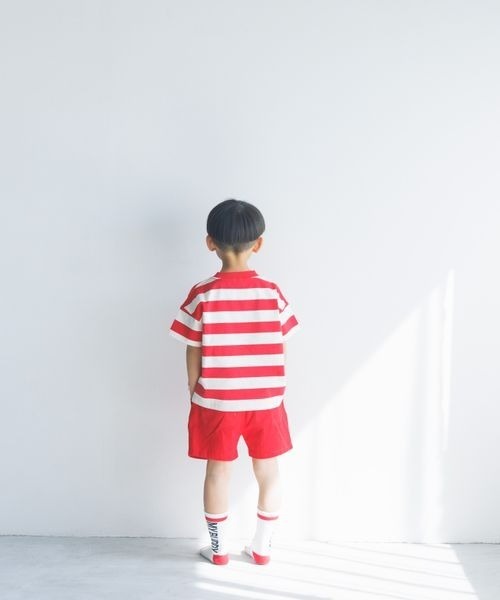 LOWRYS FARM(ローリーズファーム)の「USAフトボーダーTシャツ 180609(Tシャツ/カットソー・キッズ・ブルー/ブラック/ブラウン/レッド・110cm/120cm/130cm/140cm/150cm)」の11枚目の写真