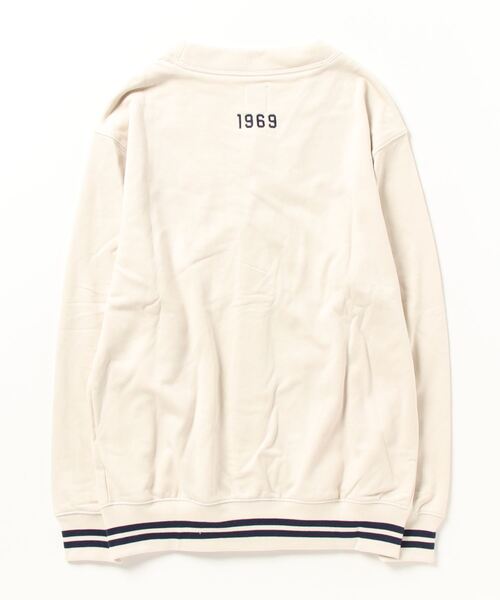 GAP（ギャップ）の「Gapロゴ フレンチテリーカーディガン(ユニセックス)（カーディガン/ボレロ・メンズ・グレー/ベージュ/ネイビー・XS/S/M/L/XL）」の10枚目の写真