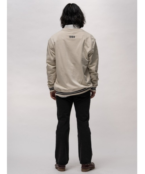 GAP（ギャップ）の「Gapロゴ フレンチテリーカーディガン(ユニセックス)（カーディガン/ボレロ・メンズ・グレー/ベージュ/ネイビー・XS/S/M/L/XL）」の16枚目の写真