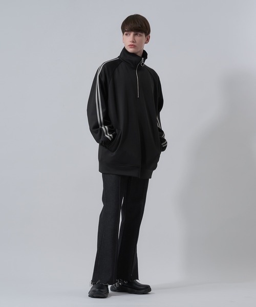 Adoon plain（アドーンプレーン）の「【Adoon plain】トラックハーフジップ（その他アウター・メンズ・ネイビー/ブラック/チャコールグレー・MEDIUM/LARGE）」の11枚目の写真