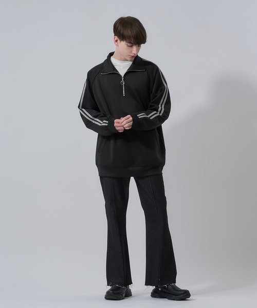 Adoon plain（アドーンプレーン）の「【Adoon plain】トラックハーフジップ（その他アウター・メンズ・ネイビー/ブラック/チャコールグレー・MEDIUM/LARGE）」の8枚目の写真