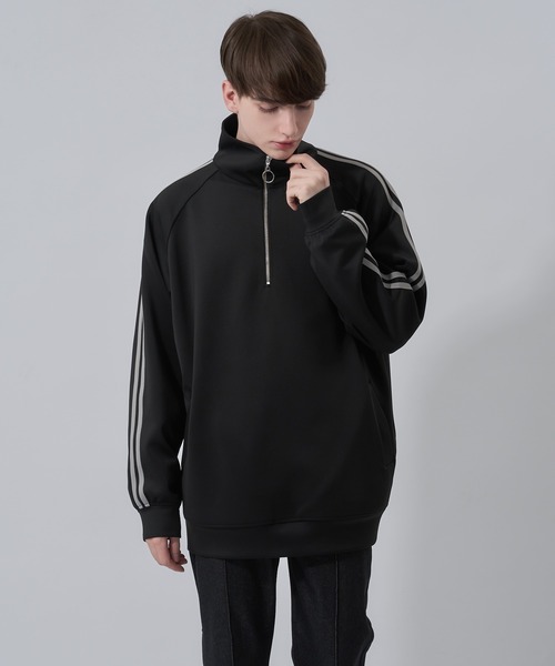Adoon plain（アドーンプレーン）の「【Adoon plain】トラックハーフジップ（その他アウター・メンズ・ネイビー/ブラック/チャコールグレー・MEDIUM/LARGE）」の7枚目の写真