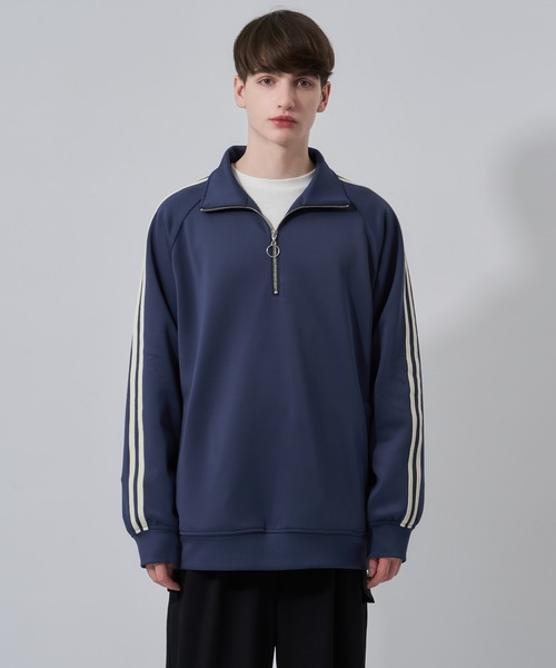 Adoon plain（アドーンプレーン）の「【Adoon plain】トラックハーフジップ（その他アウター・メンズ・ネイビー/ブラック/チャコールグレー・MEDIUM/LARGE）」の22枚目の写真