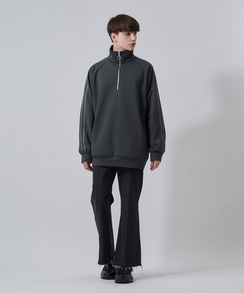 Adoon plain（アドーンプレーン）の「【Adoon plain】トラックハーフジップ（その他アウター・メンズ・ネイビー/ブラック/チャコールグレー・MEDIUM/LARGE）」の18枚目の写真