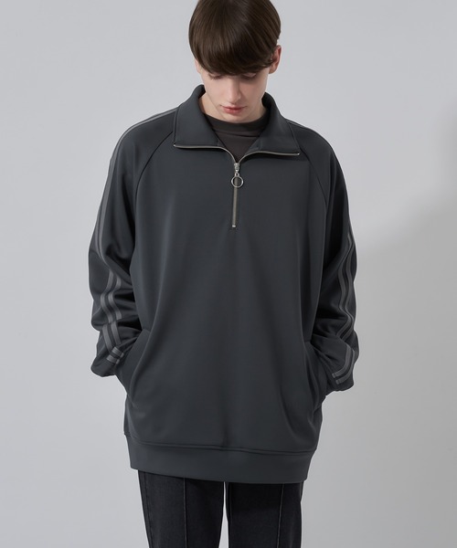 Adoon plain（アドーンプレーン）の「【Adoon plain】トラックハーフジップ（その他アウター・メンズ・ネイビー/ブラック/チャコールグレー・MEDIUM/LARGE）」の15枚目の写真