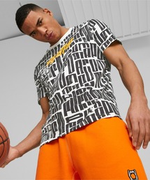 PUMA（プーマ）の「PUMA プーマ メンズ バスケットボール HOOPS プリント 半袖 Tシャツ（Tシャツ/カットソー）」
