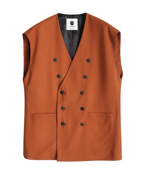 SHAREEF（シャリーフ）の「DOUBLE CLOTH SLEEVELESS JK（テーラード 