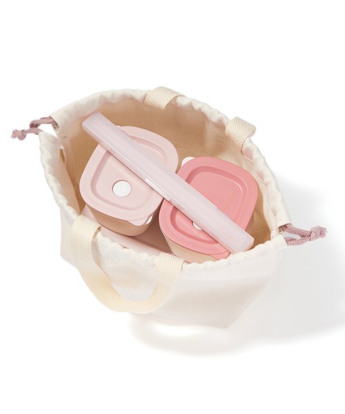 Francfranc(フランフラン)の「ランチボックス コンプリート5点セット ピンク(お弁当箱・レディース・ピンク・FREE)」の15枚目の写真