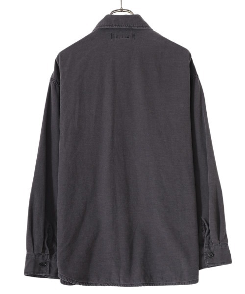 REMI RELIEF NAVY LABEL（レミレリーフネイビーレーベル）の「REMI RELIEF NAVY LABEL / レミレリーフ ネイビーレーベル：ミリタリーシャツ：RN24329214AK[STD]（シャツ/ブラウス・メンズ・チャコール/カーキ・L/M/XL）」の9枚目の写真