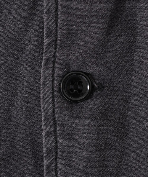 REMI RELIEF NAVY LABEL（レミレリーフネイビーレーベル）の「REMI RELIEF NAVY LABEL / レミレリーフ ネイビーレーベル：ミリタリーシャツ：RN24329214AK[STD]（シャツ/ブラウス・メンズ・チャコール/カーキ・L/M/XL）」の10枚目の写真