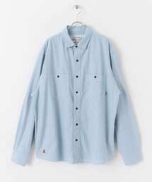 POLeR | POLeR　EMB CHAMBRAY LONG-SLEEVE SHIRT(シャツ/ブラウス)