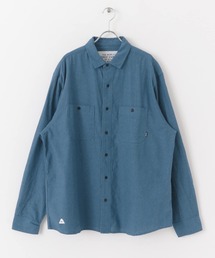 POLeR | POLeR　EMB CHAMBRAY LONG-SLEEVE SHIRT(シャツ/ブラウス)