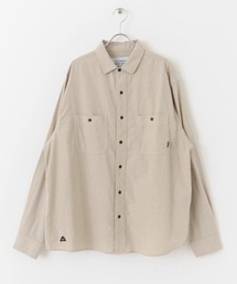 POLeR | POLeR　EMB CHAMBRAY LONG-SLEEVE SHIRT(シャツ/ブラウス)