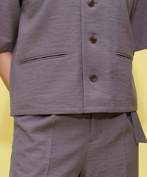 FOREVER 21（フォーエバー トゥエンティーワン）の「リネン混ジャケット（ノーカラージャケット・レディース・ベージュ/グレー/オレンジ・SMALL/MEDIUM）」の11枚目の写真