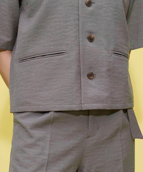 FOREVER 21（フォーエバー トゥエンティーワン）の「リネン混ジャケット（ノーカラージャケット・レディース・ベージュ/グレー/オレンジ・SMALL/MEDIUM）」の22枚目の写真