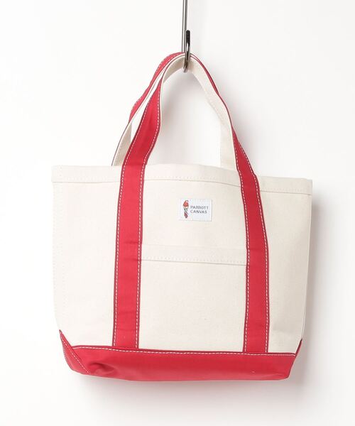 PARROTT CANVAS（パロットキャンバス）の「PARROTT CANVAS　グリーンビル クラシックトート スモール PC22255006（トートバッグ・レディース・レッド/ブルー・FREE）」の15枚目の写真