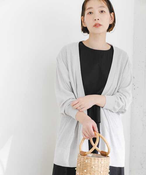 F by ROSSO（エフバイロッソ）の「F by ROSSO　UVカットウォッシャブルカーディガン（カーディガン/ボレロ・レディース・ライトグレー/チャコールグレー/ベージュ系その他・FREE）」の14枚目の写真