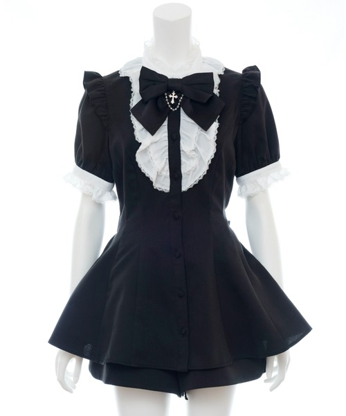 半袖アクセサリーリボンセットアップ（セットアップ）｜Secret Honey