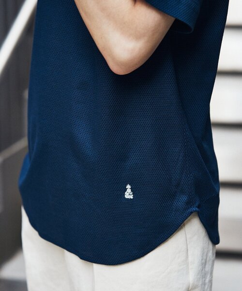 EDIFICE（エディフィス）の「【GUY ROVER / ギローバー】別注 カノコ ポロシャツ（ポロシャツ・メンズ・ネイビー/ラベンダー/ライトブルー/ブラウン/ホワイト・LARGE/MEDIUM/SMALL/X-LARGE）」の18枚目の写真