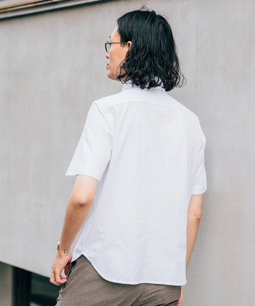 EDIFICE（エディフィス）の「【GUY ROVER / ギローバー】別注 カノコ ポロシャツ（ポロシャツ・メンズ・ネイビー/ラベンダー/ライトブルー/ブラウン/ホワイト・LARGE/MEDIUM/SMALL/X-LARGE）」の22枚目の写真