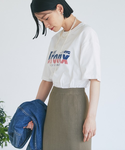 RIVE DROITE(リヴドロワ)の「GOOD ROCK SPEED/NYC BRONX Tee(Tシャツ/カットソー・レディース・ホワイト・FREE)」の14枚目の写真