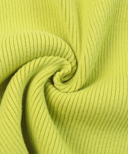 miette（ミエット）の「ウェーブネックライン半袖トップス（ニット/セーター・レディース・ライトグリーン/オフホワイト/ピンク/ブラック/カーキ/ライトブルー・FREE）」の11枚目の写真