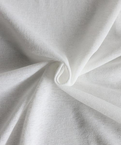 Bonjour Sagan（ボンジュールサガン）の「バックラベルシアーボックスタンク（タンクトップ・レディース・オフホワイト/チャコールグレー・FREE）」の16枚目の写真