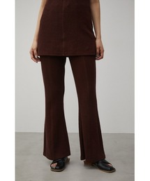 AZUL by moussy | JACQUARD RIB FLARE PANTS/ジャガードリブフレアパンツ(その他パンツ)