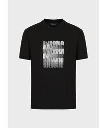 エンポリオアルマーニ　Logo Tシャツ刺繍　XL EMPORIO ARMANI (エンポリオアルマーニ) ロゴ刺繍 クルーネック