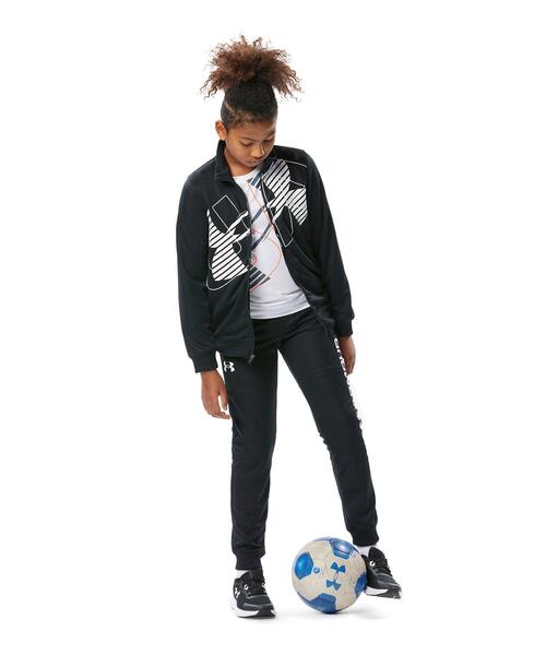 UNDER ARMOUR(アンダーアーマー)の「UAトラックジャケット(トレーニング/キッズ)(ジャージ・キッズ・ブラック・160cm/150cm/140cm/130cm/120cm)」の3枚目の写真