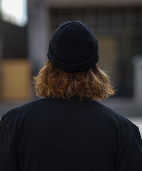 THRASHER（スラッシャー）の「2WAY KNIT CAP BEANIE/スラッシャーニットキャップ・ビーニー（ニットキャップ/ビーニー・メンズ・ホワイト/ベージュ/オレンジ/グリーン/ブラック×ブルー/ブラック×イエロー・FREE）」の22枚目の写真