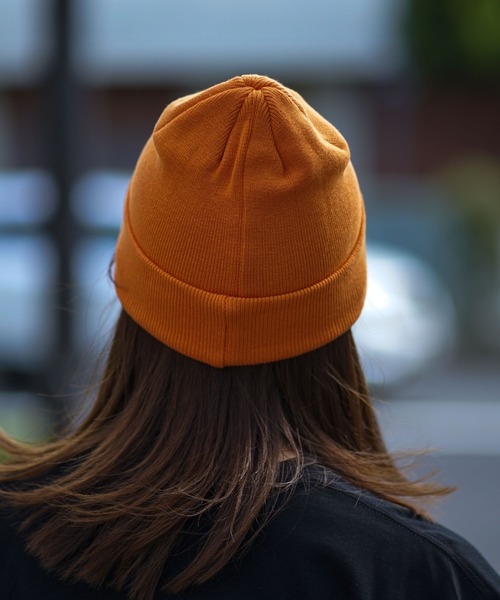 THRASHER（スラッシャー）の「2WAY KNIT CAP BEANIE/スラッシャーニットキャップ・ビーニー（ニットキャップ/ビーニー・メンズ・ホワイト/ベージュ/オレンジ/グリーン/ブラック×ブルー/ブラック×イエロー・FREE）」の18枚目の写真