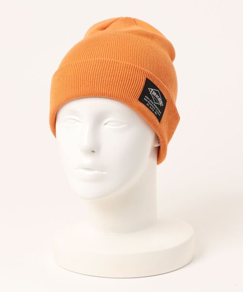 THRASHER（スラッシャー）の「2WAY KNIT CAP BEANIE/スラッシャーニットキャップ・ビーニー（ニットキャップ/ビーニー・メンズ・ホワイト/ベージュ/オレンジ/グリーン/ブラック×ブルー/ブラック×イエロー・FREE）」の15枚目の写真