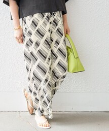 SHIPS（シップス）の「〈手洗い可能〉Deveaux モノトーン プリント パンツ◆（その他パンツ）」