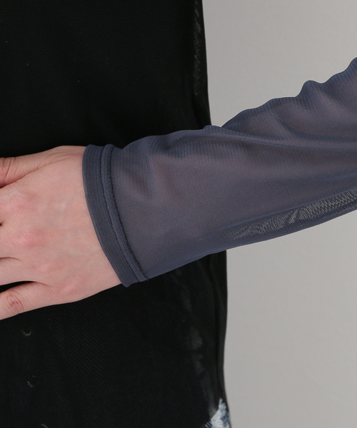 R JUBILEE(アールジュビリー)の「【R JUBILEE/アール ジュビリー】SHEER NET BASEBALL Tシャツ(Tシャツ/カットソー・レディース・ブラック・FREE)」の10枚目の写真