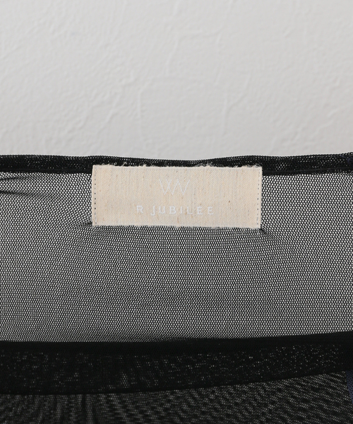 R JUBILEE(アールジュビリー)の「【R JUBILEE/アール ジュビリー】SHEER NET BASEBALL Tシャツ(Tシャツ/カットソー・レディース・ブラック・FREE)」の12枚目の写真