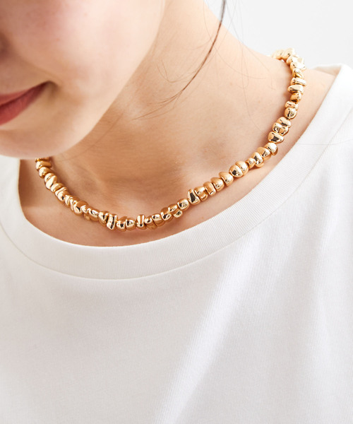 VIS(ビス)の「さざれネックレス(ネックレス・レディース・ホワイト/シルバー/ゴールド/その他・FREE)」の3枚目の写真