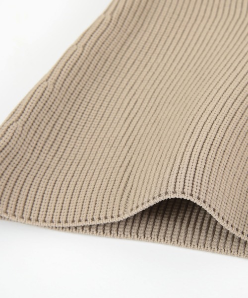 titivate（ティティベイト）の「ペプラムデザインニットカーディガン（カーディガン/ボレロ・レディース・グレイッシュベージュ/ブルーグリーン/ライトベージュ/ブラック/ネイビー/レッド・S/M/L）」の19枚目の写真