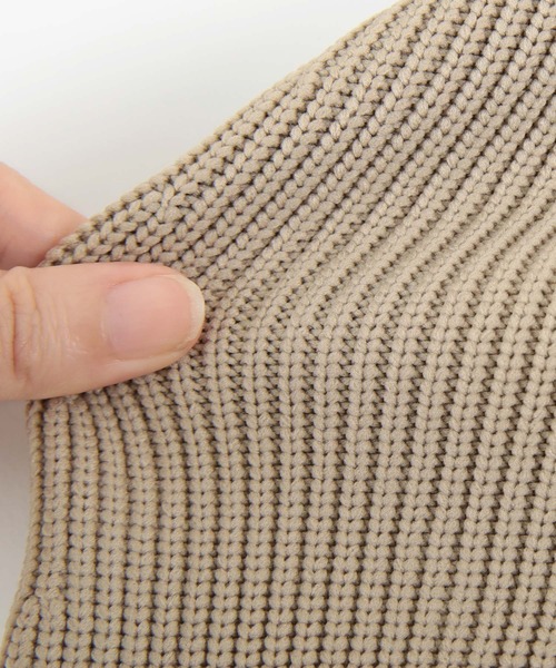 titivate（ティティベイト）の「ペプラムデザインニットカーディガン（カーディガン/ボレロ・レディース・グレイッシュベージュ/ブルーグリーン/ライトベージュ/ブラック/ネイビー/レッド・S/M/L）」の20枚目の写真