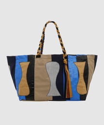 KHOKI（コッキ）の「Color-block vinyl bag（トートバッグ