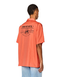 diesel ディーゼル　半袖シャツ　シャツ　美品 DIESEL ディーゼル 両面 刺繍 半袖 開襟 シャツ S - メルカリ
