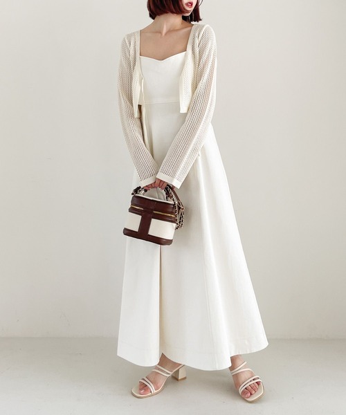sheller 【レア】カットアウトワンピース　ホワイト Heather カットアウトワンピース ホワイト ヘザー - メルカリ