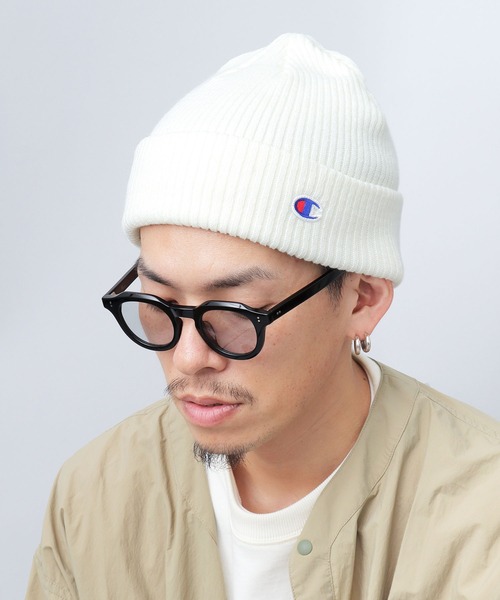 Champion（チャンピオン）の「アクリル ニットワッチ（ニットキャップ/ビーニー・メンズ・ネイビー/ブラック/グレー/オフホワイト・FREE）」の9枚目の写真
