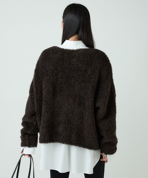 美品 カオス chaos バーバスラブニット オーバーサイズ ニットプルオーバー 美品 カオス chaos バーバスラブニット オーバーサイズ ニットプル