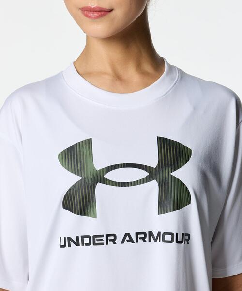 UNDER ARMOUR(アンダーアーマー)の「UAテック オーバーサイズド Tシャツ(トレーニング/レディース)(Tシャツ/カットソー・レディース・ホワイト・M/XL/S/L)」の3枚目の写真