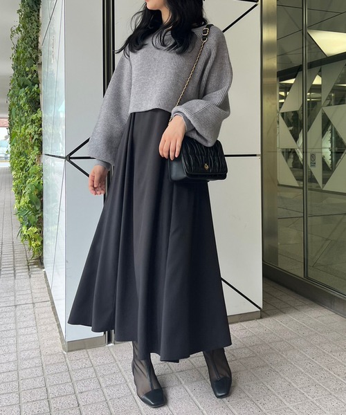 本日まで！】anuans シャーリングバックタイセットアップ 再入荷